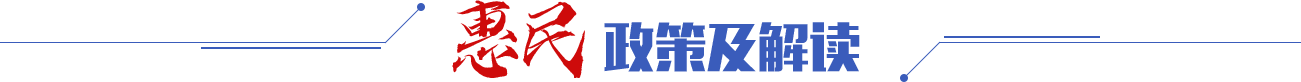 惠民政策及解读